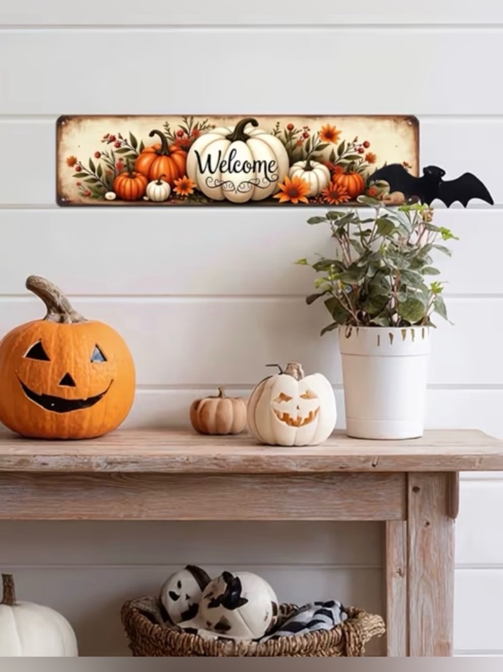 Rustic Wooden Fall Welcome Sign - Picture 5 of 5